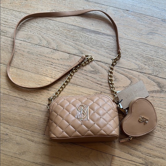 Steve Madden Crossbody Bag Tan NWT - Picture 2 of 12